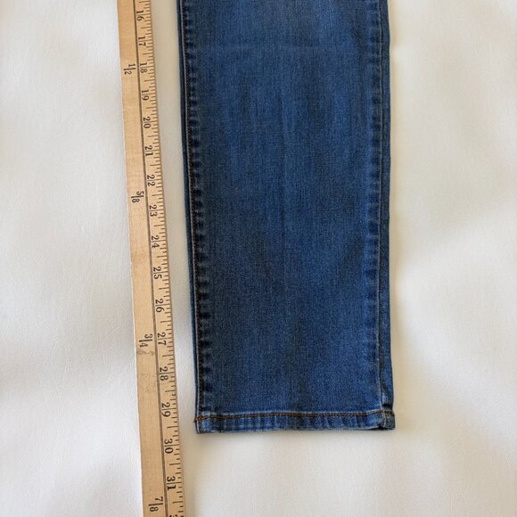 Vans Jean Womens 31 Blue Slim Fit Mid-Rise Stretch Denim - Picture 9 of 13